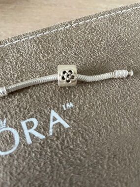 Pandora Silver Floral Barrel Charm